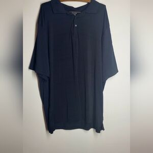 George Three Button Dark Gray Polo Shirt. Size 2XL